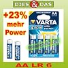 4x Mignon VARTA "High Energy" Batterie AA/LR06/4906