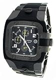 Diesel Men's Leather Stainless Combo Tank Chronograph Watch Model DZ4145
