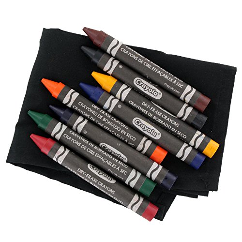 Crayola Large Dry Erase Crayons, Set of 24 (985200) Office Supplies