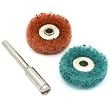 2 Satin Finish Buffing Wheels Jeweler Rotary Tools
