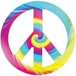 Tie-dye Peace Car Magnet