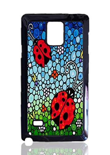 Joyous Ladies Ladybugs Image Protective Hard Custom Plastic Case Cover for Samsung Galaxy Note 4 By NANLI