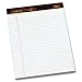 TOPS Docket Gold Pads, 8.5 x 11.75 Inches, Legal Rule, 20 Pound Stock, 50 Sheets, 12-Pack, White (63960)