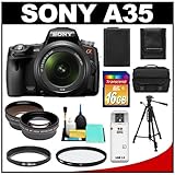 Sony Alpha SLT-A35 Translucent Mirror Technology Digital SLR Camera Body &  ....