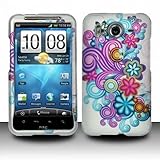 HTC Inspire 4G Accessory - Colorful Blossoming Spring Flower Protective Har ....