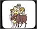Mouse Pad with man, body, individuals, individual, turban, humans, india, bull, person, leading, human, persons, brahma, people Image
