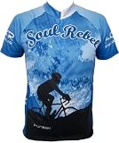 Men's Bike Cycling Short Sleeve Jersey, Blue, Sizes: S-XXL