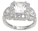 Cubic Zirconia CZ Vintage Style Engagement Ring Size 5 6 7 8 9