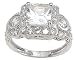 Cubic Zirconia CZ Vintage Style Engagement Ring Size 5 6 7 8 9