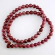 PREMIUM RADICAL RHODONITE 6MM ROUND GEMSTONE BEADS 15"!