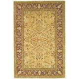 Safavieh Persian Legend Collection PL511B Handmade Ivory and Rust New Zealand Wool Round Area Rug, 3-Feet 6-Inch