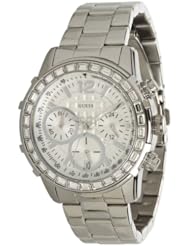 GUESS Womens U0016L1 Dazzling Sport Chronograph Watch