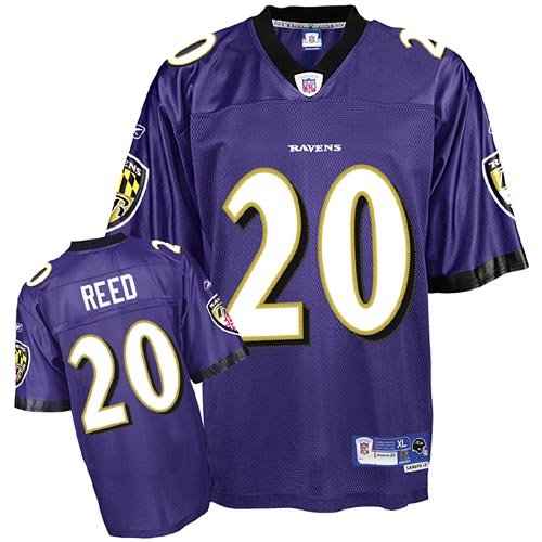 Reebok Baltimore Ravens Ed Reed Youth Premier Jersey Small