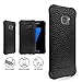 Galaxy S7 Edge Case, Ballistic [Urbanite Elite] Ultra Slim Lightweight 6FT+ High Impact Drop Protection Case for Samsung Galaxy S7 Edge (2016) (Real Leather Black)