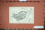 地図の 1904 年のイタリアの計画の Orvieto Stazione Rocca のカシア桂皮の町 カシア