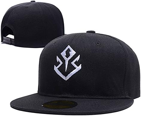 HAIHONG Smallville Doomsday Symbol Logo Adjustable snapback Embroidery Hats Caps - Black