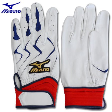 限定品！　野球日本代表モデル＆カラー！　mizuno(ミズノ） ミズノプロ　バッティンググラブ　2EG757　両手用　