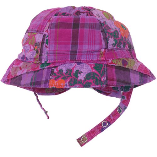 tropical plaid sunhat