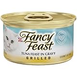 Fancy Feast Wet Cat Food, Grilled, Tuna Feast in Gravy, 3-Ounce Can, Pack of 24