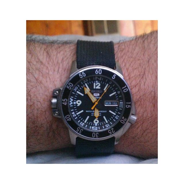 seiko men's skz211k1 five sports stainless steel automatic watch