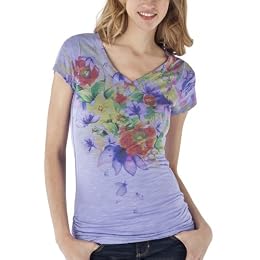 Product Image Mossimo Supply Co. Juniors Tee - Purple Print