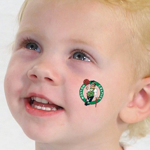 NBA Boston Celtics 4-Pack Temporary Tattoos