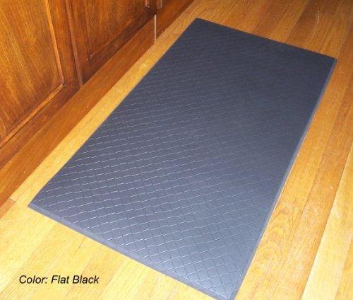 The Original Basketweave Gel-Tec 1st Generation Anti-fatigue Kitchen Mat 20" Wide By 36" Long. Reduce the Standing Pressure on Back, Leg and Foot for Increase Kitchen Comfort. Memory Foam Gel Technology has dramatically improved Anti-Fatigue Mats. Our ordinal Basket Weave is 1/2" thick and provides enough cushion to make a real difference