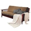 Brushed Cotton Twill Futon Cover in Khaki