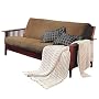 Brushed Cotton Twill Futon Cover in Khaki
