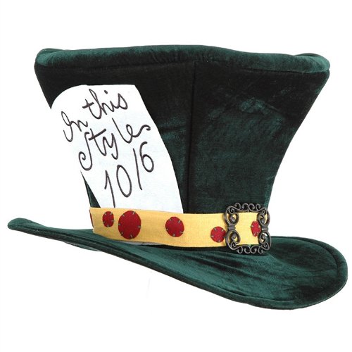 Alice In Wonderland - Classic Mad Hatter Hat Adult Alice In Wonderland - Classic Mad Hatter Hat Adult