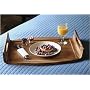 Lipper International 1164 Acacia Collection Oversized Reversible Wood Serving Tray