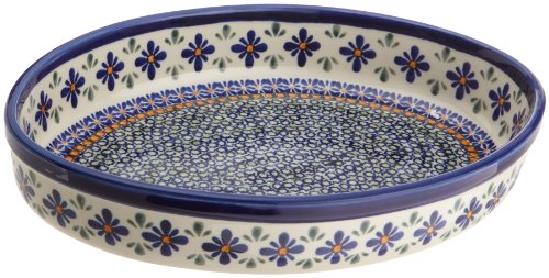 Bunzlauer Polish Pottery 1.75-Quart Oval Baker, DU60 Design