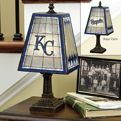 Kansas City Royals 14-Inch Art Glass Lamp