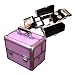 アルミフレーム コスメケース ピンク Mサイズ 21484