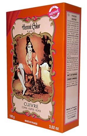 Copper Henne Colour Natural Henna Hair Colouring Powder 100g