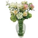 Multi color Garden Flowers in Vase