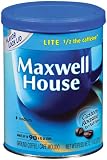 Maxwell House Lite Ground Coffee, 11-Ounce Cannister (Pack of 4)
