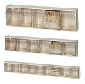 Quantum RTB191615 20-Compartment Clear Tip Out Bins