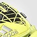 adidas Performance ACE Fingersave Junior Goalie Gloves, Solar Yellow/Black/Onix Grey, Size 3