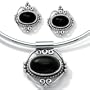 2-Piece Onyx Collar/Earring Set