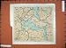 1925 COLOUR MAP LAKE LUCERNE ZUG SWITZERLAND SCHWYZ