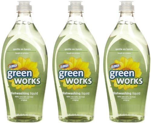 Green Works Dishwashing Liquid - 22 oz - Original - 3 pk