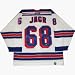 Jaromir Jagr New York Rangers Autographed Authentic NHL Hockey Jersey (Away White)