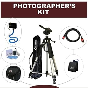 Advance Photography Kit with 57 inch Tripod for Olympus PEN E-PL1 and Olympus PEN E-PL2