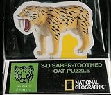 National Geographic 3-D Saber-Toothed Cat Puzzle