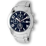 Large 42mm Men's Le Chateau Stainless Steel Chronograph Sport Watch