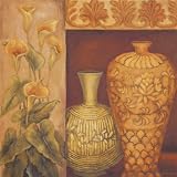 Perfect Effect Canvas ,the Beautiful Art Decorative Canvas Prints Of Oil Painting 'Vase And Callalilies', 30x30 Inch / 76x76 Cm Is Best For Home Theater Decor And Home Decoration And Gifts