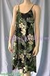 Sundress: Palm Fronds on Black