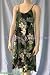 Sundress: Palm Fronds on Black