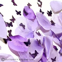 Butterflies and Satin Rose Petals